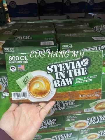  Đường ăn kiêng chiết xuất từ lá cỏ ngọt Stevia In The Raw Zero Calorie Sweetener 