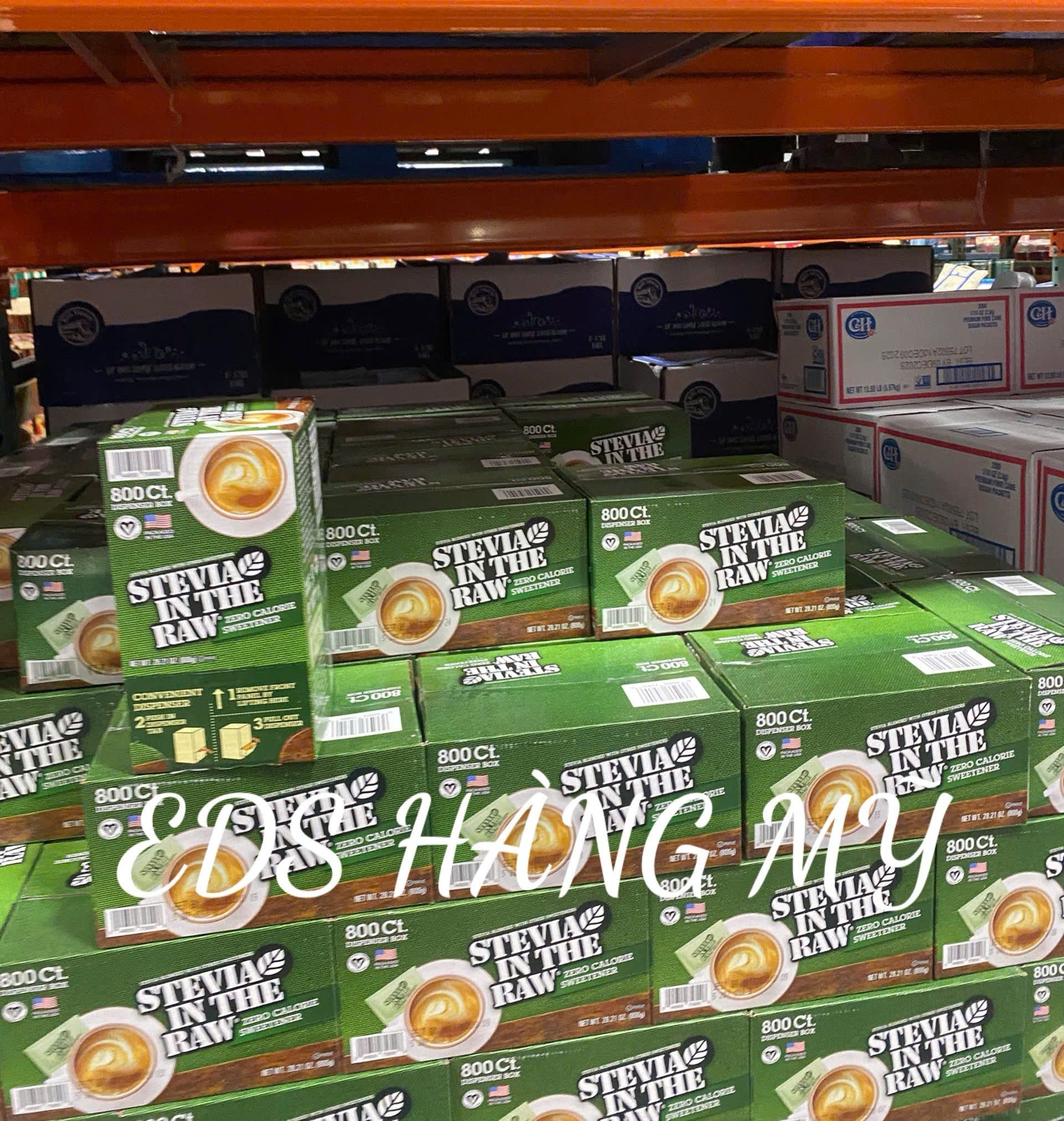 Đường ăn kiêng chiết xuất từ lá cỏ ngọt Stevia In The Raw Zero Calorie Sweetener