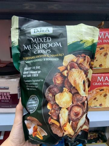  Snack nấm sấy giòn Shitake Mushroom Crisps 