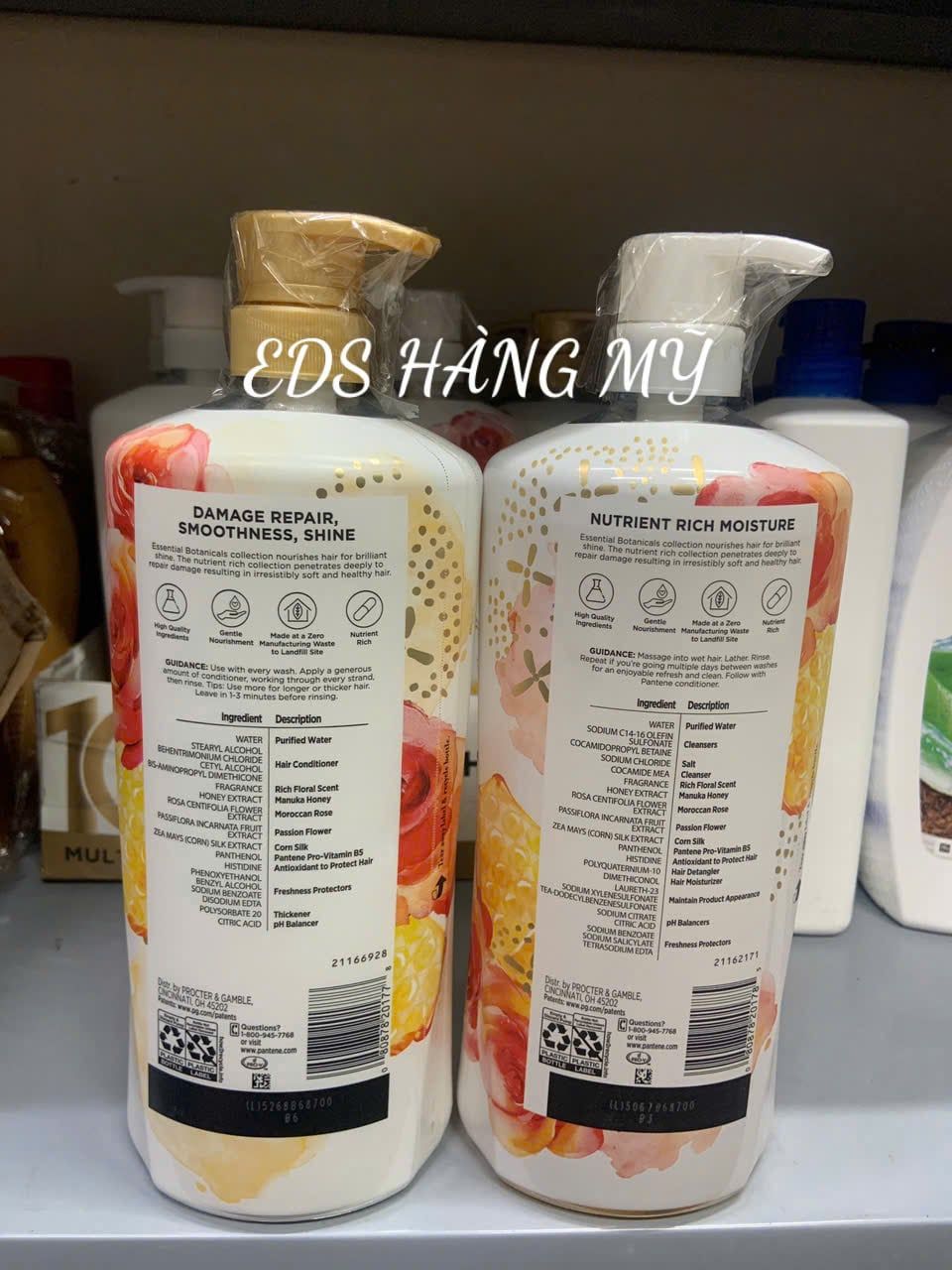 BỘ DẦU GỘI XẢ PANTENE ESSENTIAL BOTANICALS