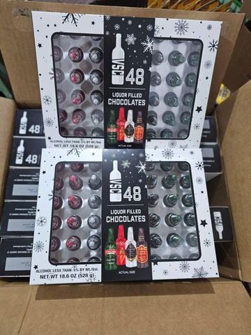  CS48 LIQUOR FILLED CHOCOLATES – SOCOLA NHÂN RƯỢU 