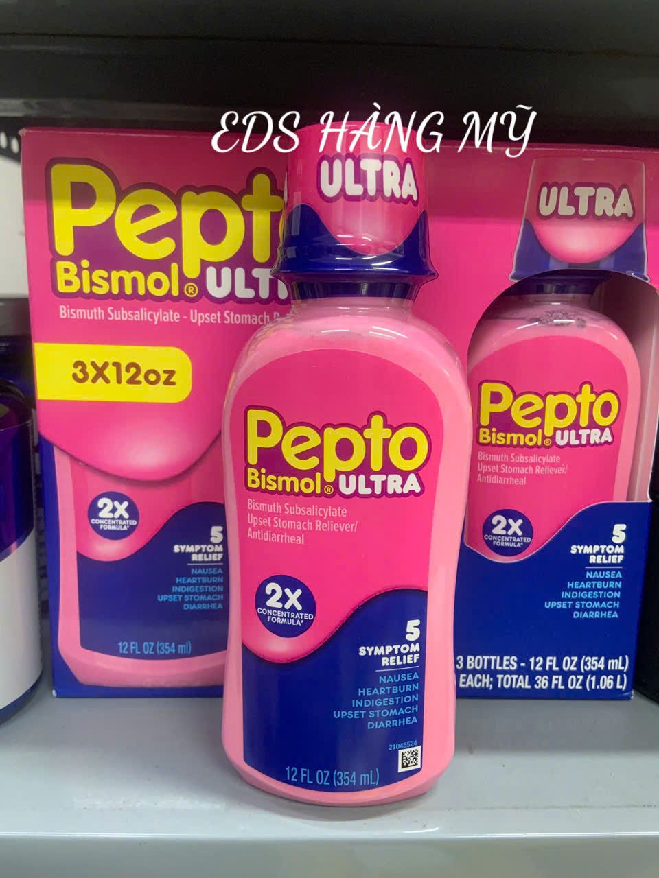 Siro hỗ trợ điều trị tiêu hóa, dạ dày Pepto Bismol – Chai 354ml