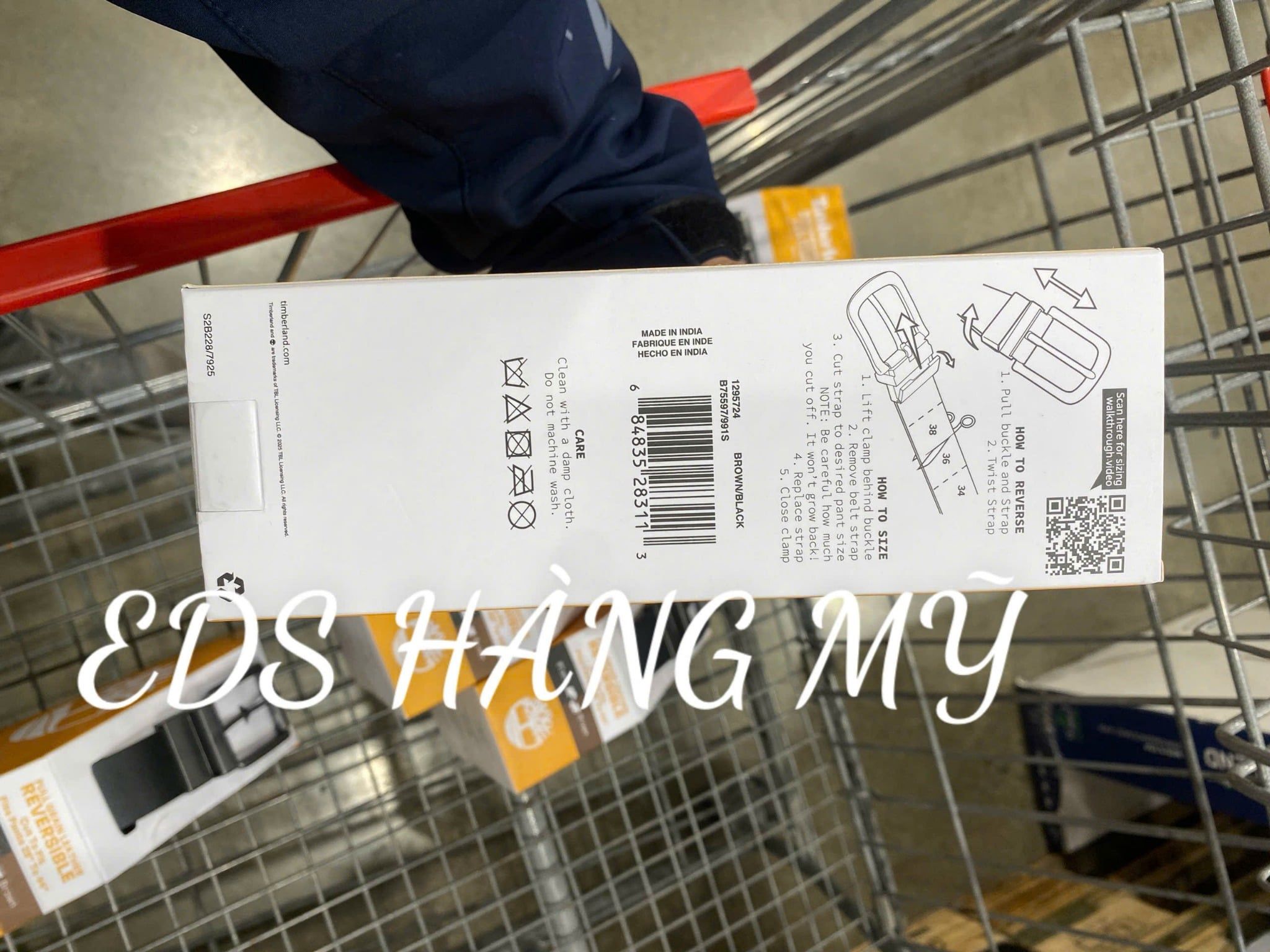 Thắt lưng/ dây nịt nam Timberland