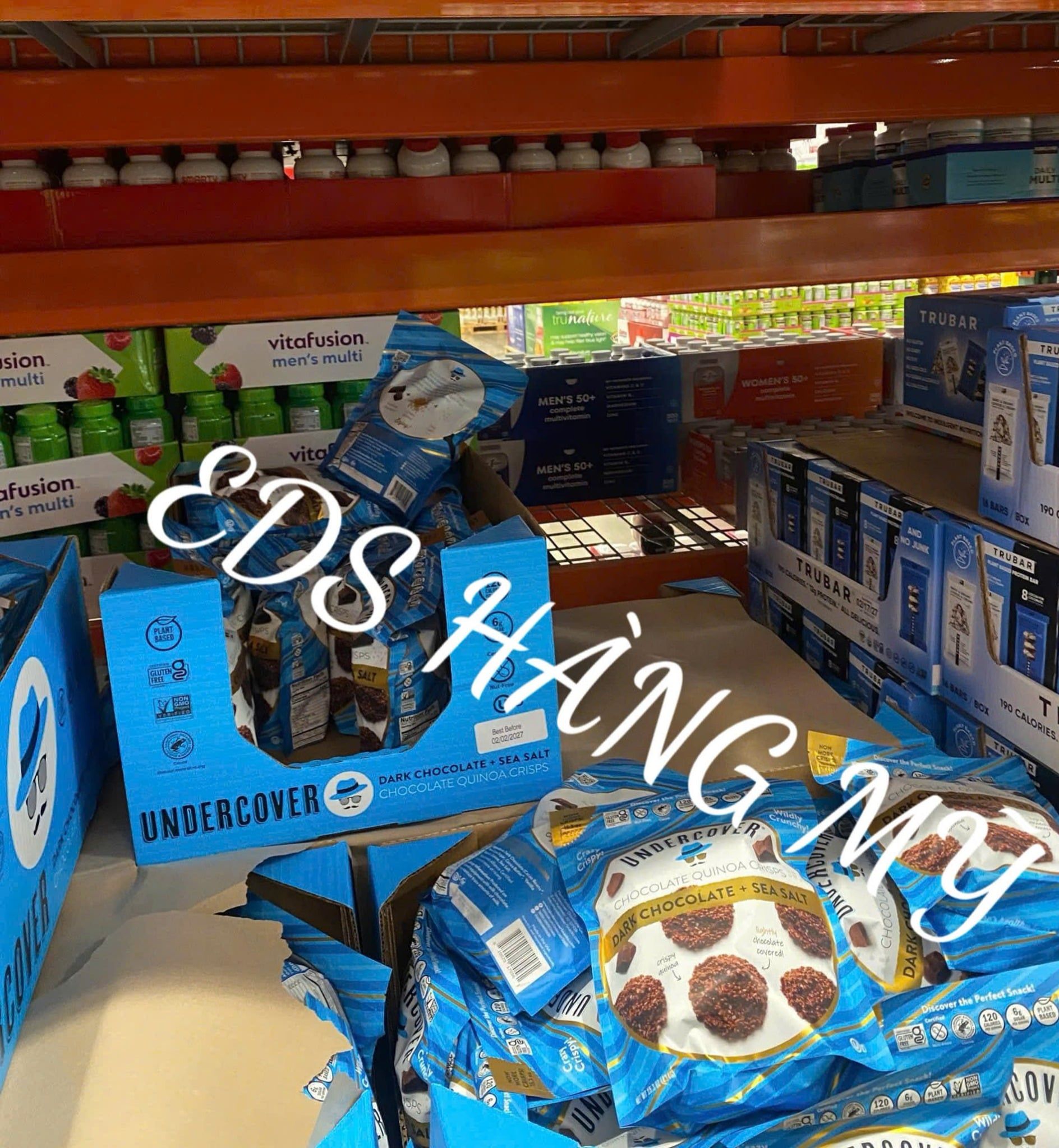 SNACK CHOCOLATE QUINOA CRISPS – DARK CHOCOLATE + SEA SALT