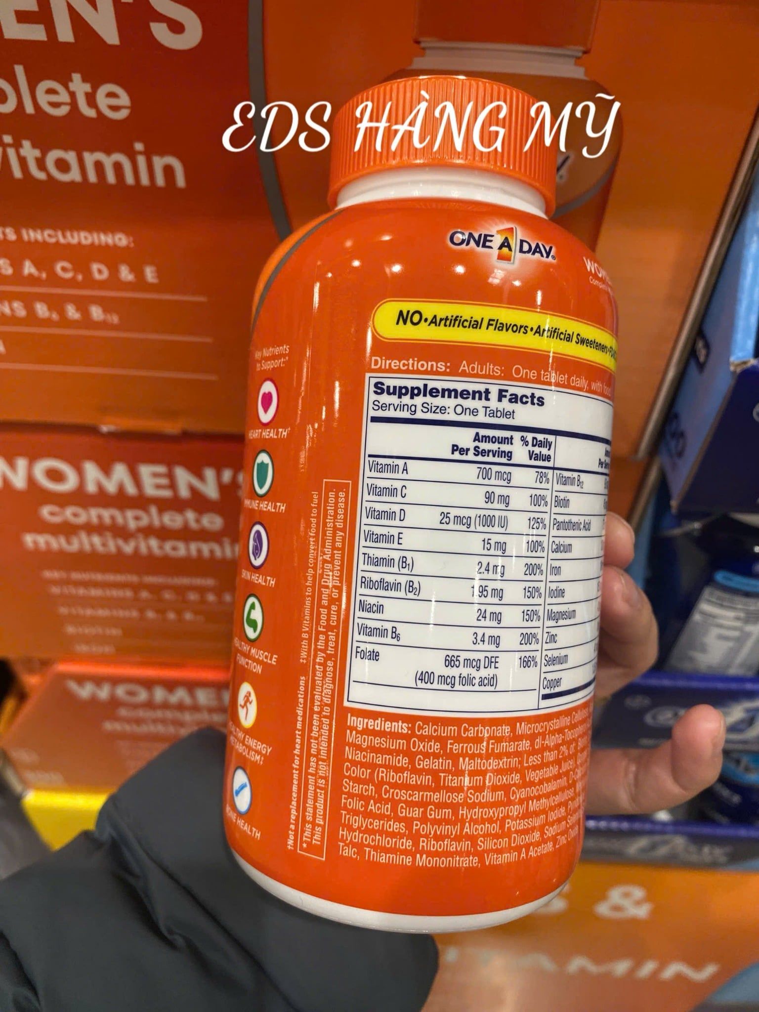 Viên uống vitamin tổng hợp One A Day Women’s Multivitamin (cho nữ dưới 50 tuổi)