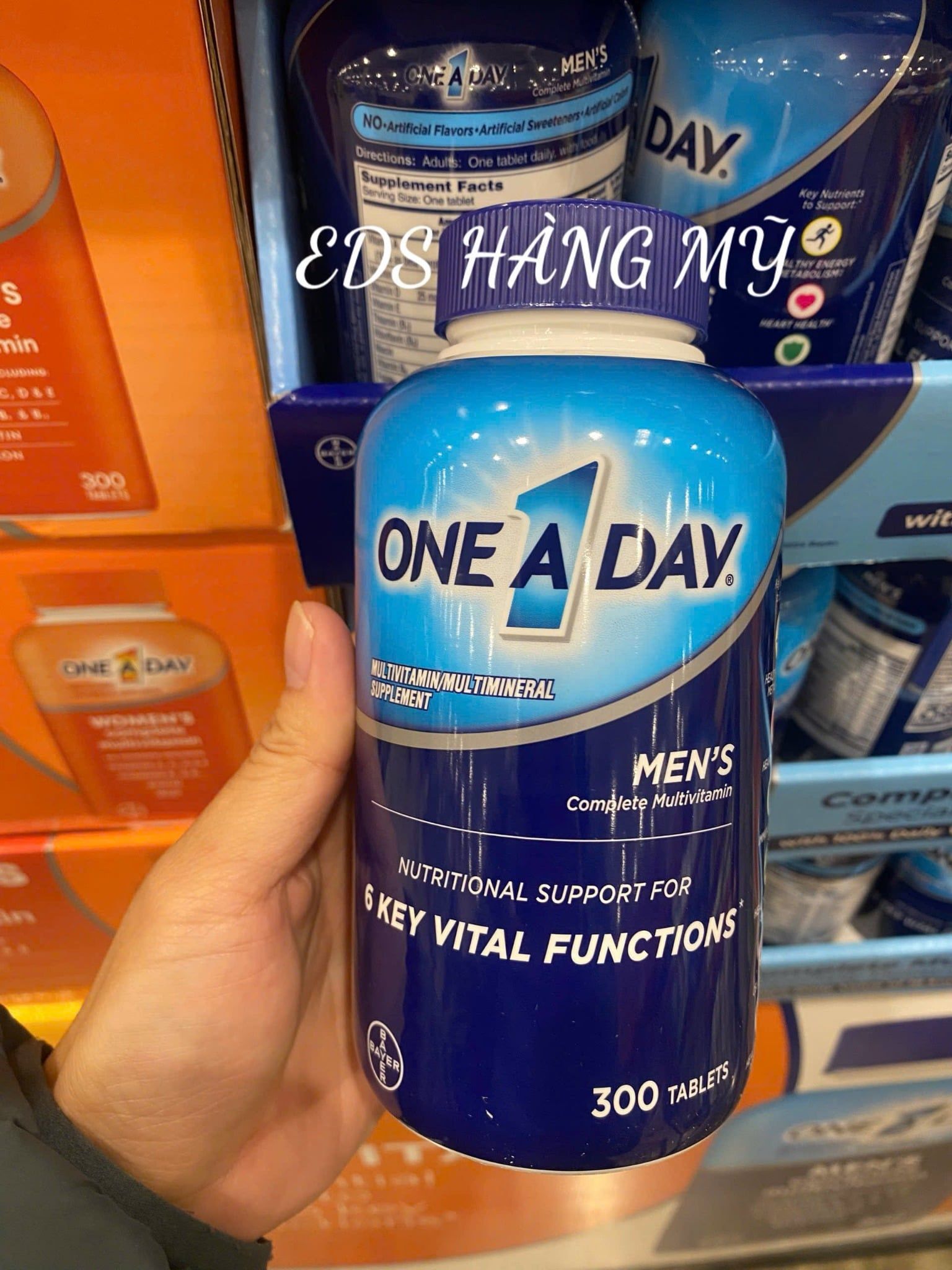 Viên uống vitamin tổng hợp One A Day Men’s Multivitamin (cho nam dưới 50 tuổi)