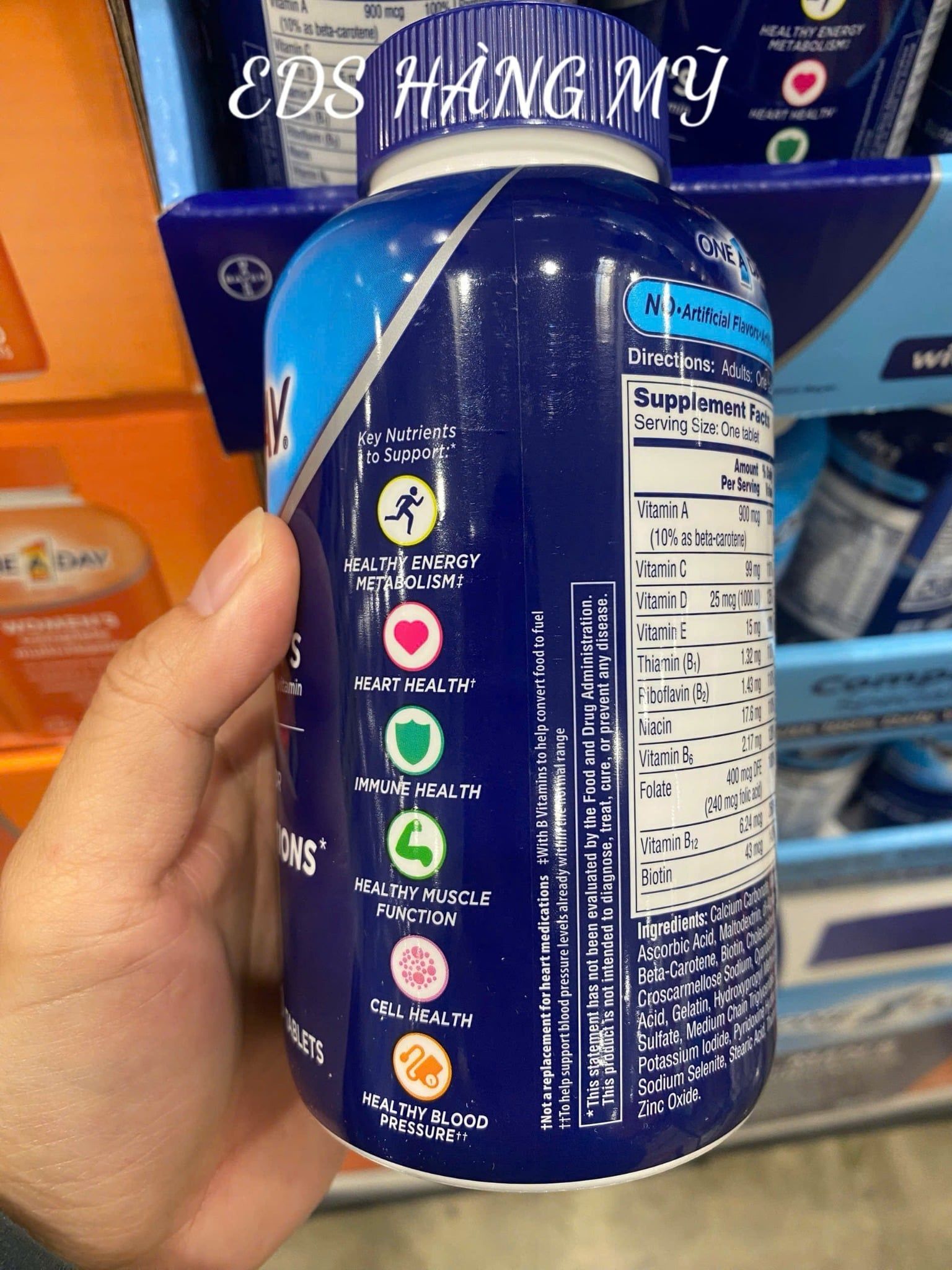 Viên uống vitamin tổng hợp One A Day Men’s Multivitamin (cho nam dưới 50 tuổi)