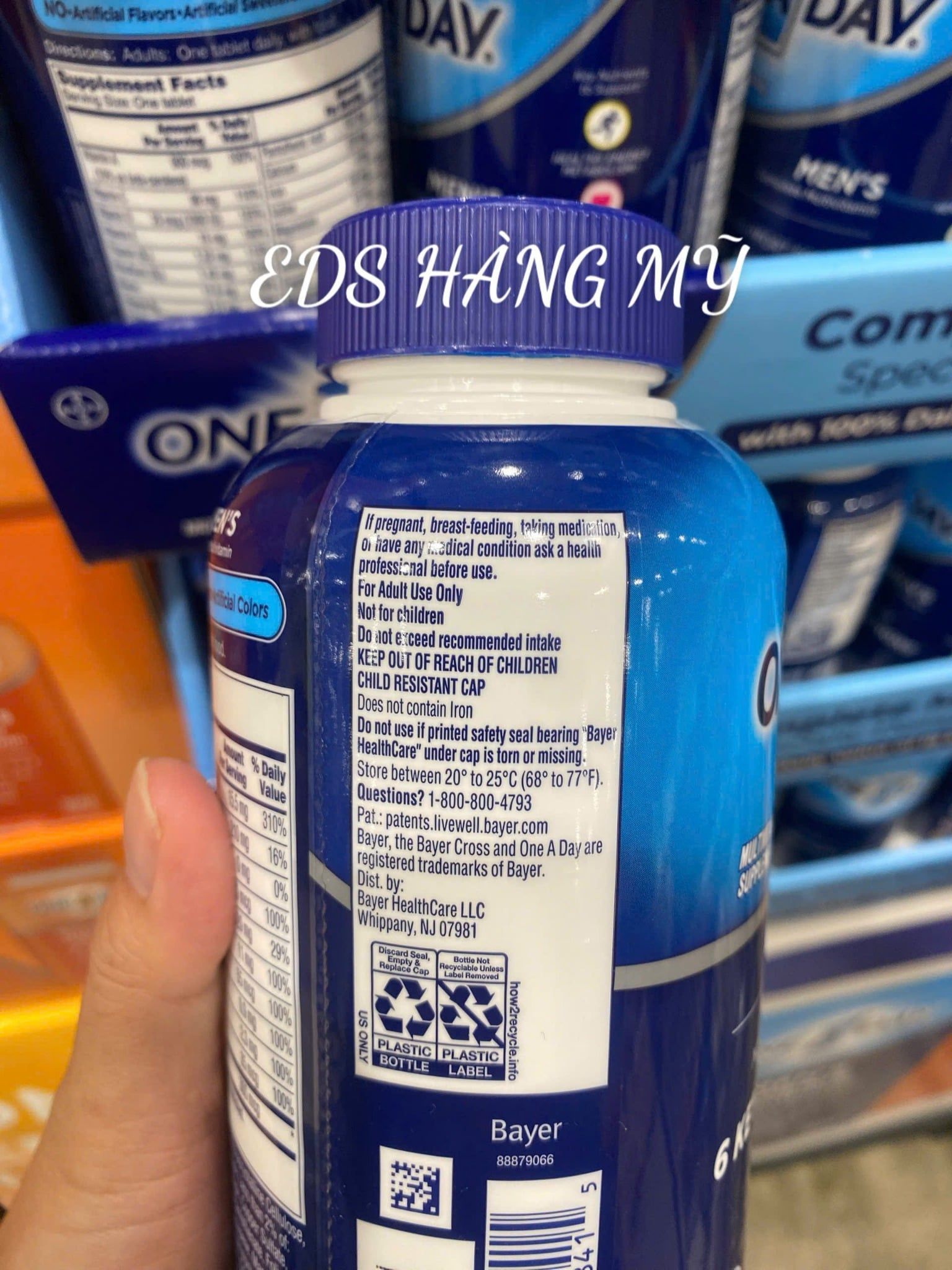 Viên uống vitamin tổng hợp One A Day Men’s Multivitamin (cho nam dưới 50 tuổi)