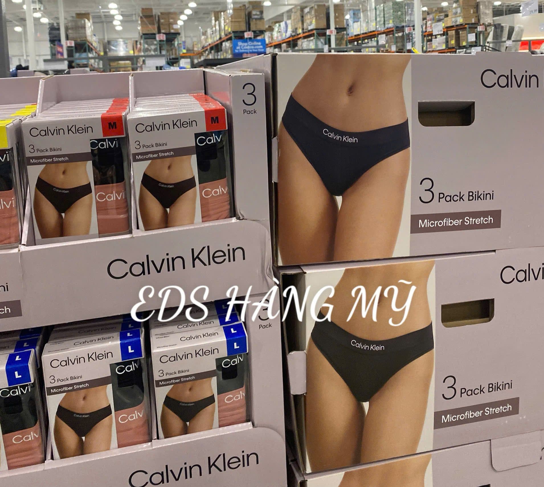 Quần Lót Nữ Calvin Klein Microfiber Stretch – Set 3 Quần Bikini
