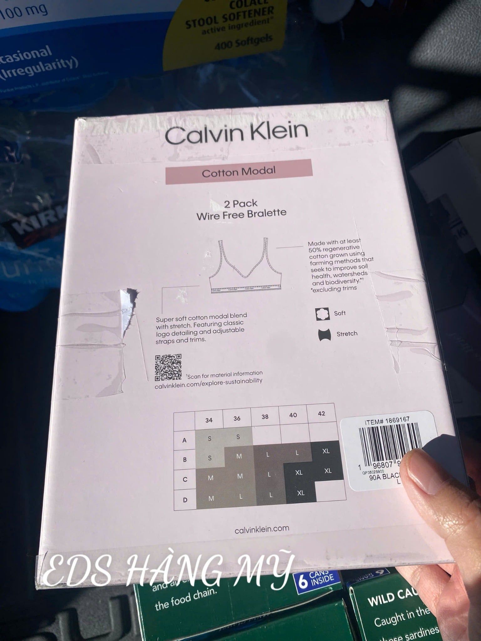 CALVIN KLEIN COTTON MODAL