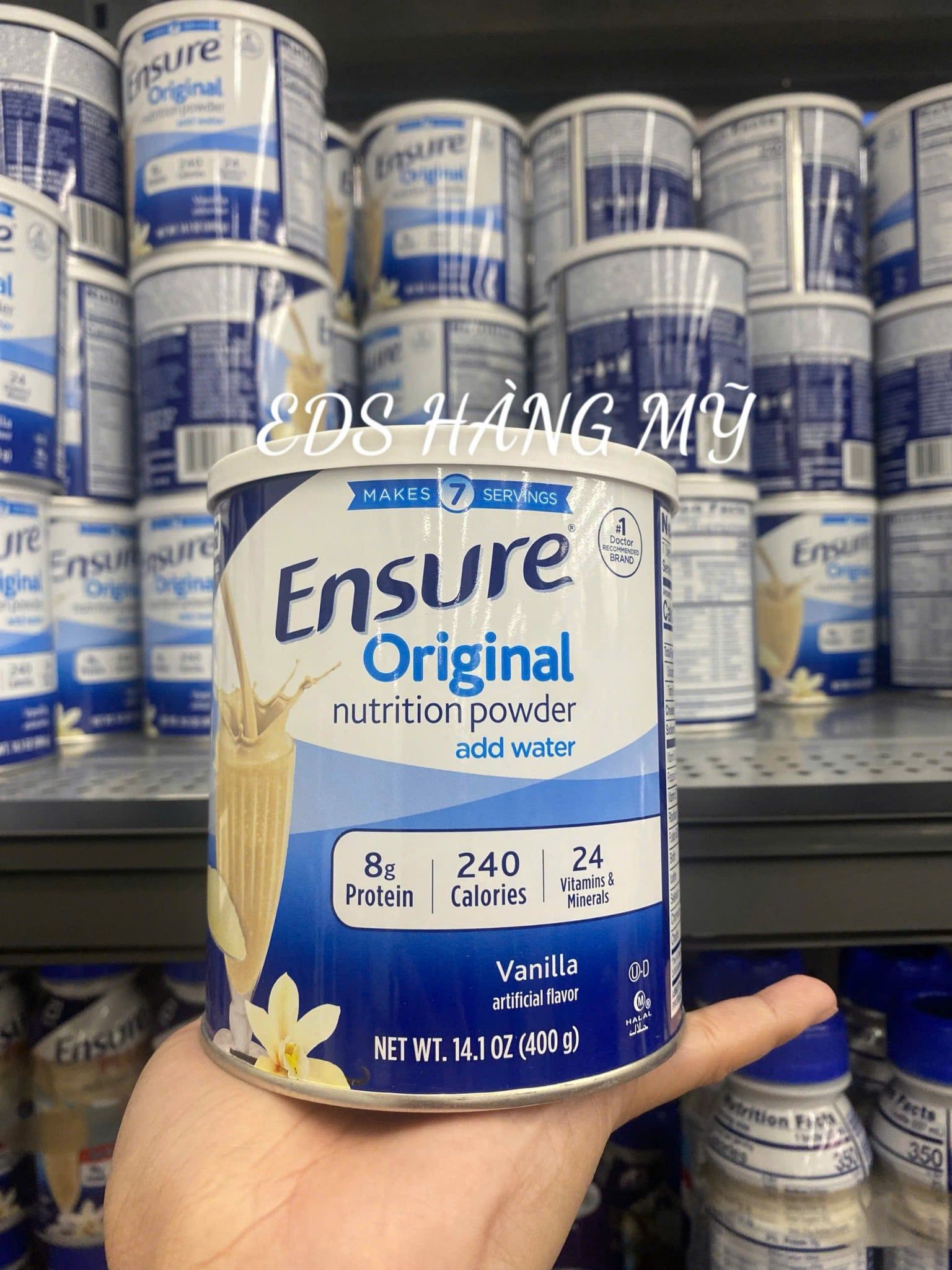 Sữa Ensure Mỹ Original Nutrition Powder 400gram