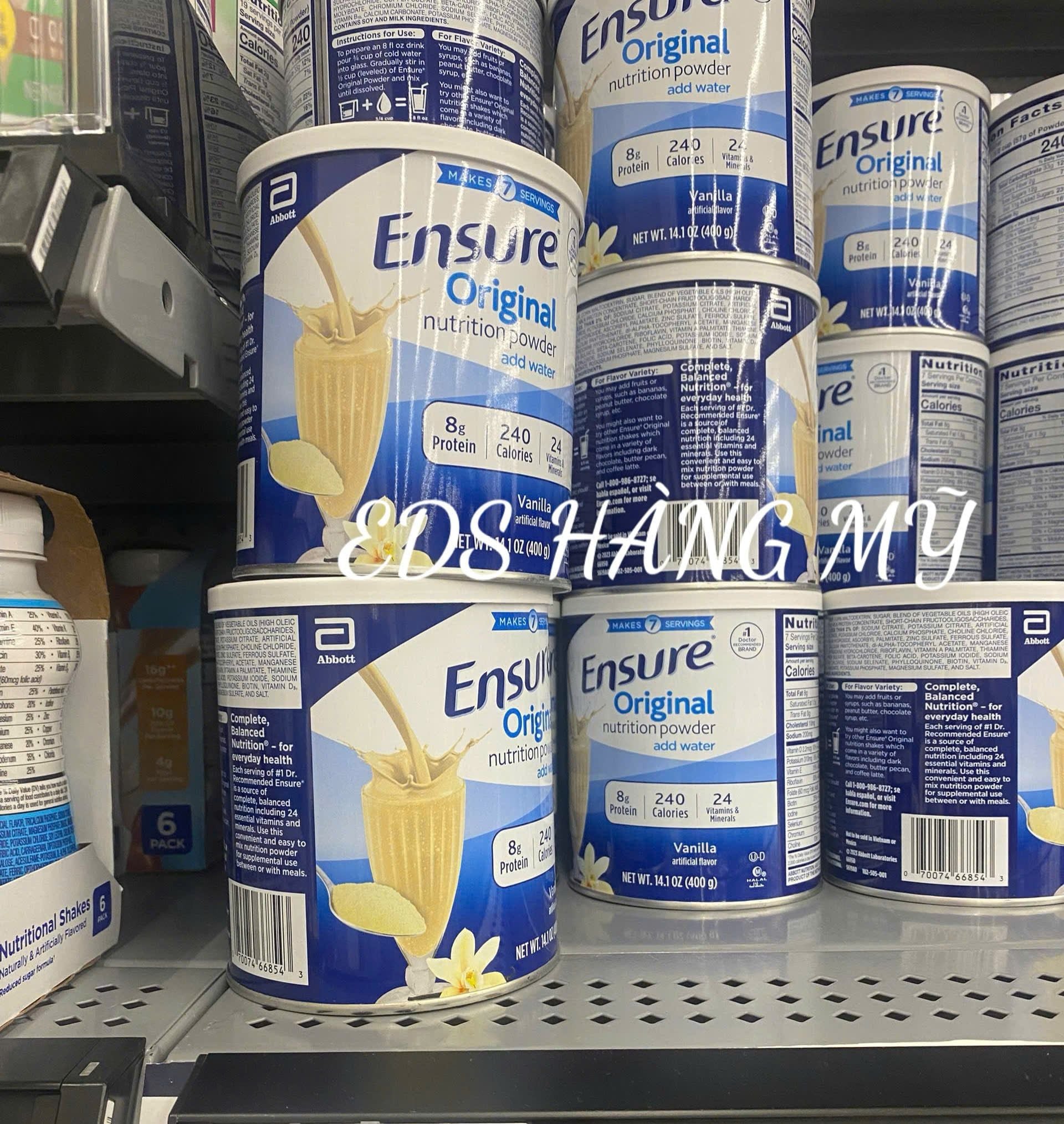 Sữa Ensure Mỹ Original Nutrition Powder 400gram