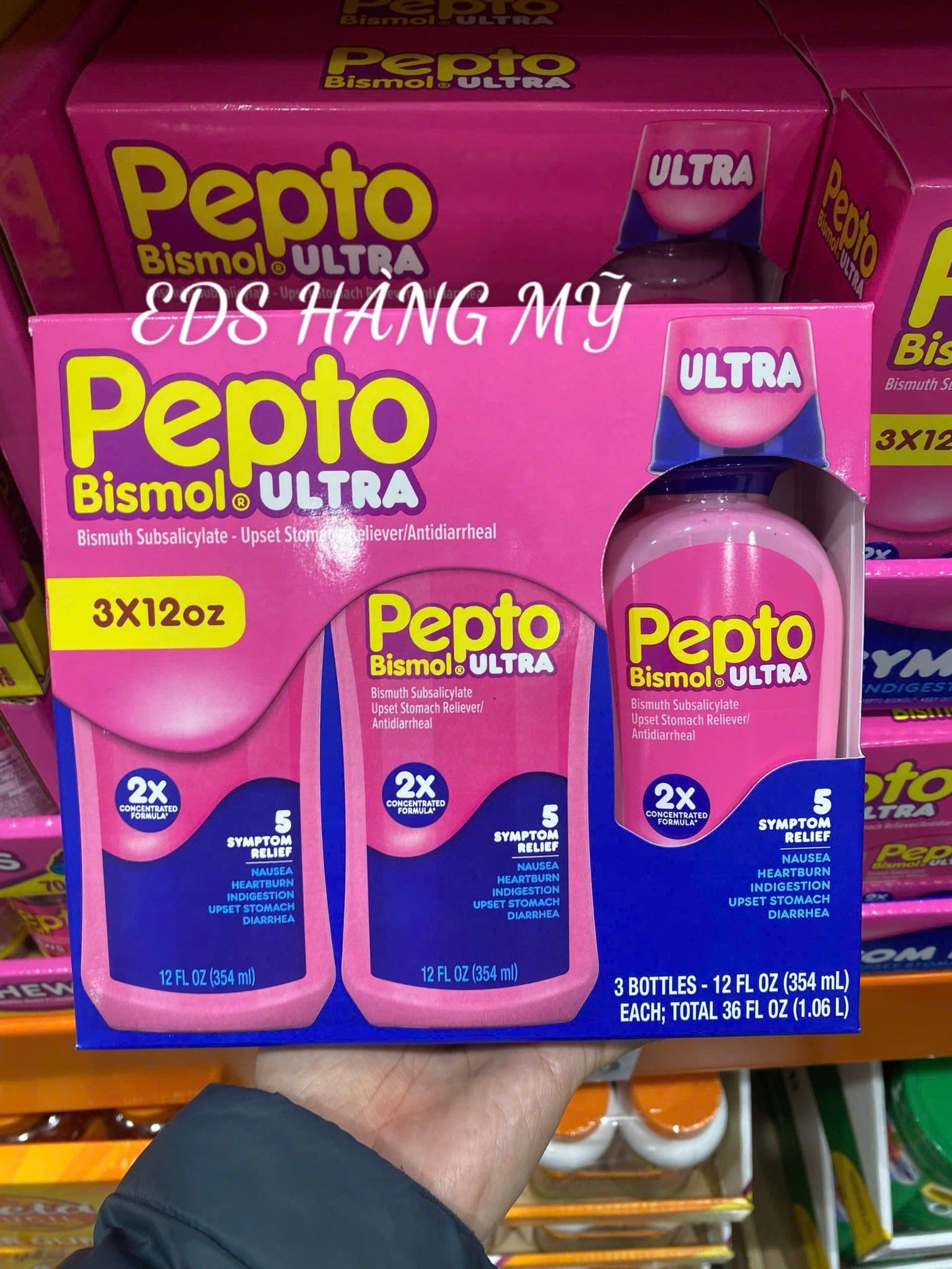 Siro hỗ trợ điều trị tiêu hóa, dạ dày Pepto Bismol – Chai 354ml