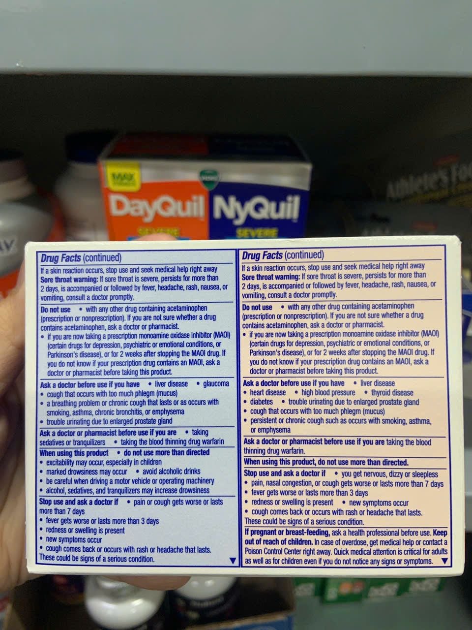 Viên uống giảm ho, cảm cúm Vicks DayQuil & NyQuil  Cold & Flu