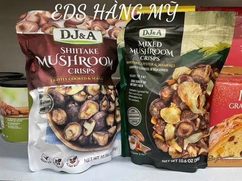  Snack nấm sấy giòn Shitake Mushroom Crisps 