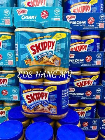  Bơ Đậu Phộng Skippy Cream Peanut Butter 1.36kg 