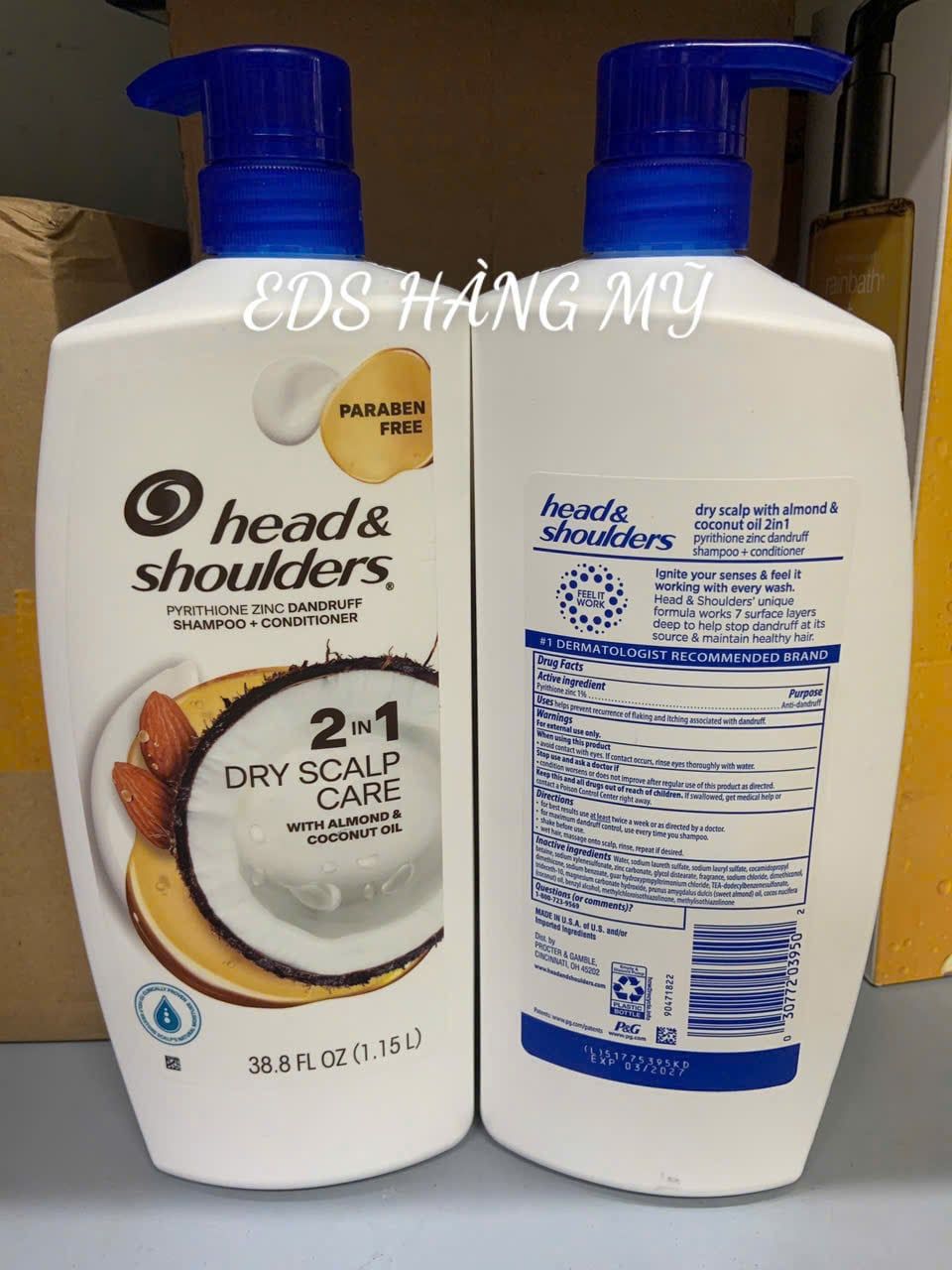 Dầu gội trị gàu Head & Shoulders 2in1