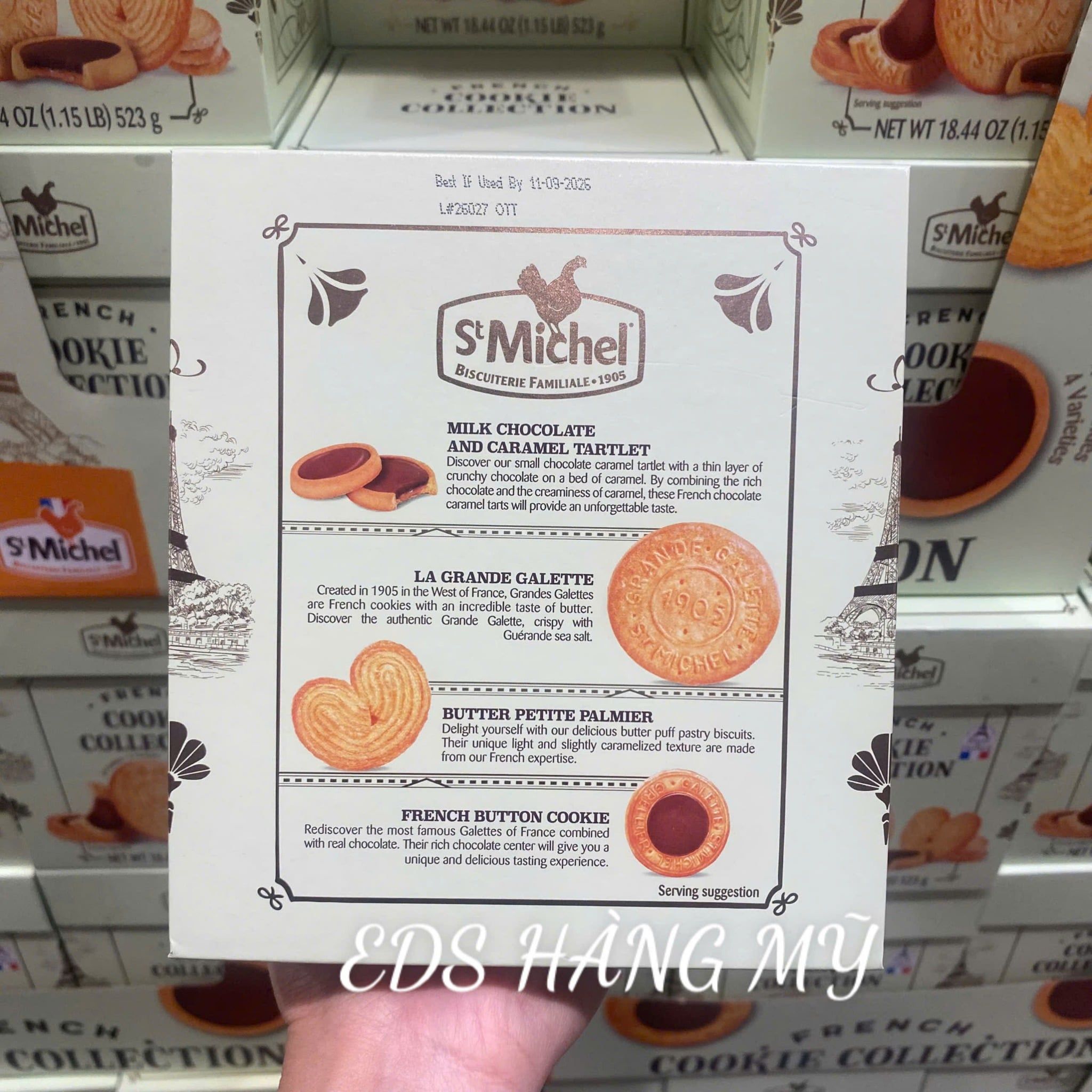 St Michel Biscuiterie – Bánh Quy Bơ Pháp cao cấp ( Hộp Giấy )