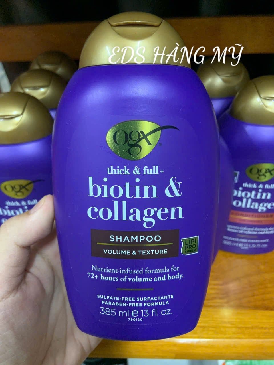 Set dầu gội & xả Biotin & Collagen