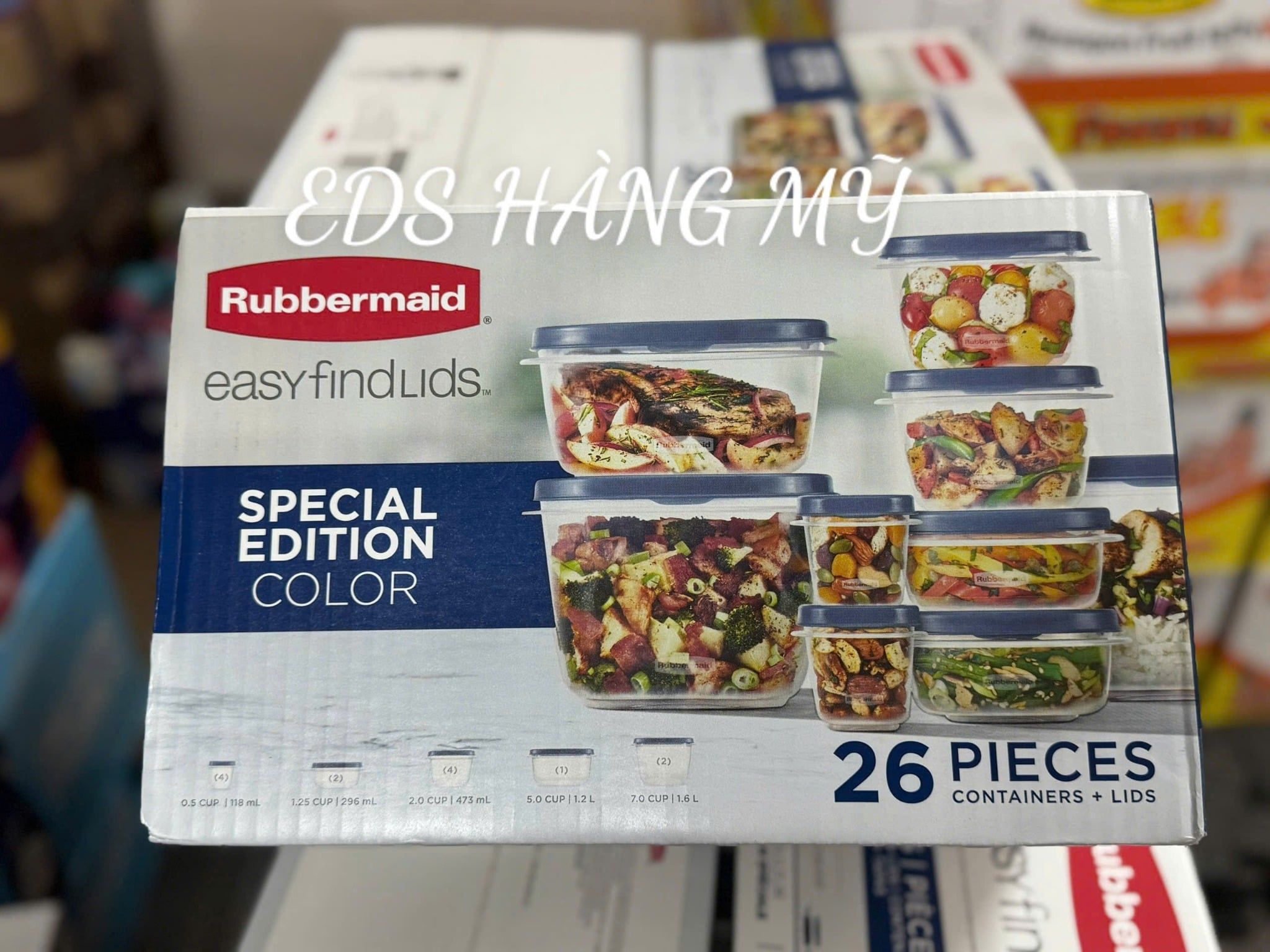 Set 13 hộp nhựa kèm nắp đựng thực phẩm Rubbermaid