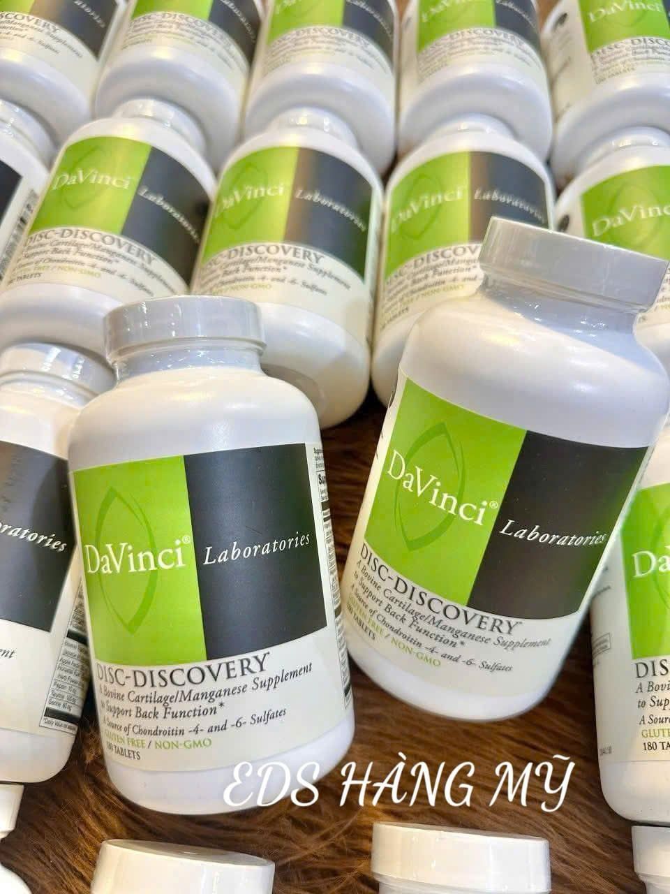 Viên uống thoái hóa cột sống, thoát vị đĩa đệm Davinci Laboratories of Vermont Disc Discovery