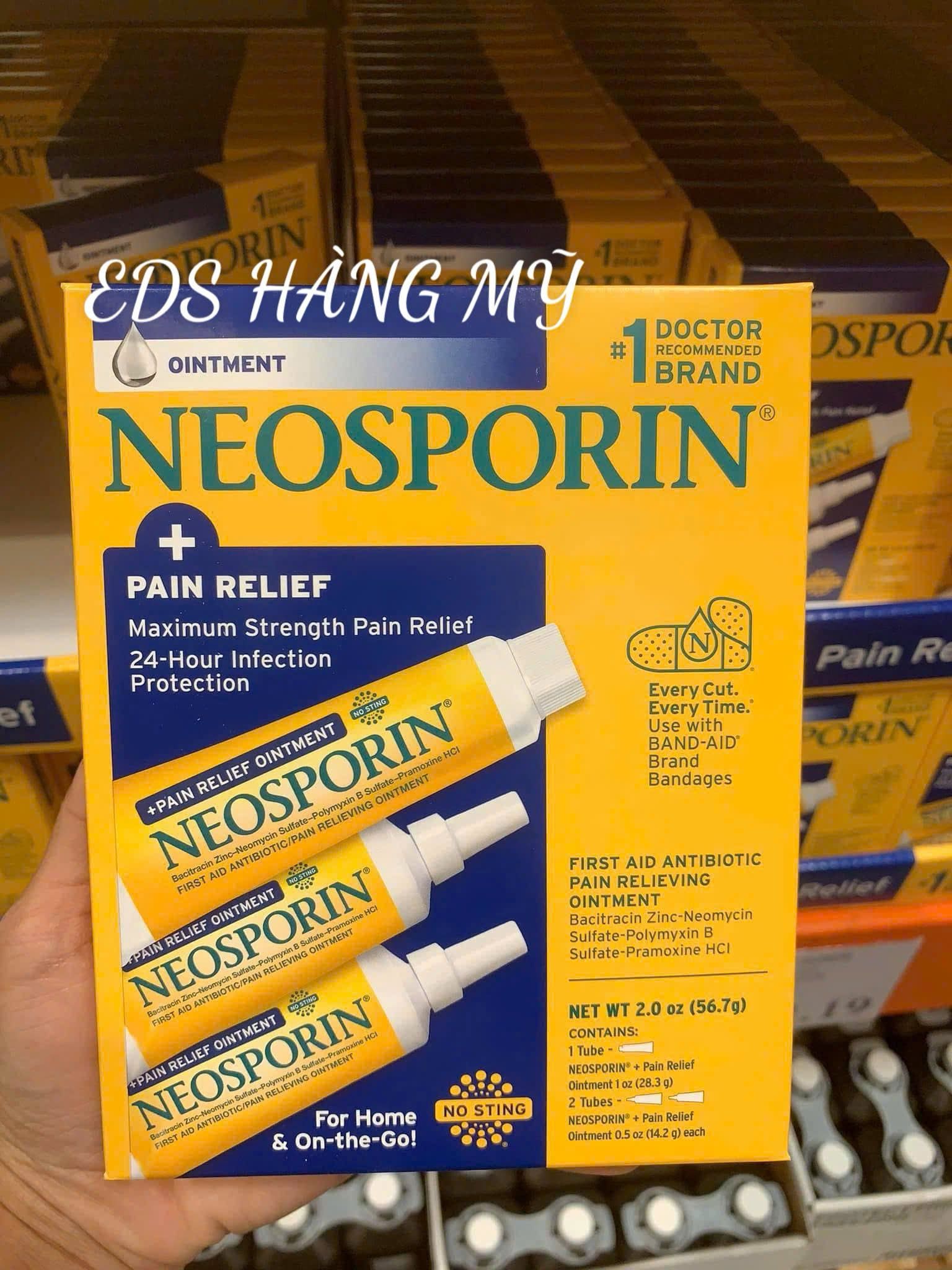 Gel kháng sinh trị bỏng Neosporin
