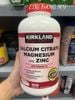 Viên uống hỗ trợ xương khớp Kirkland Calcium Citrate Magnesium and Zinc