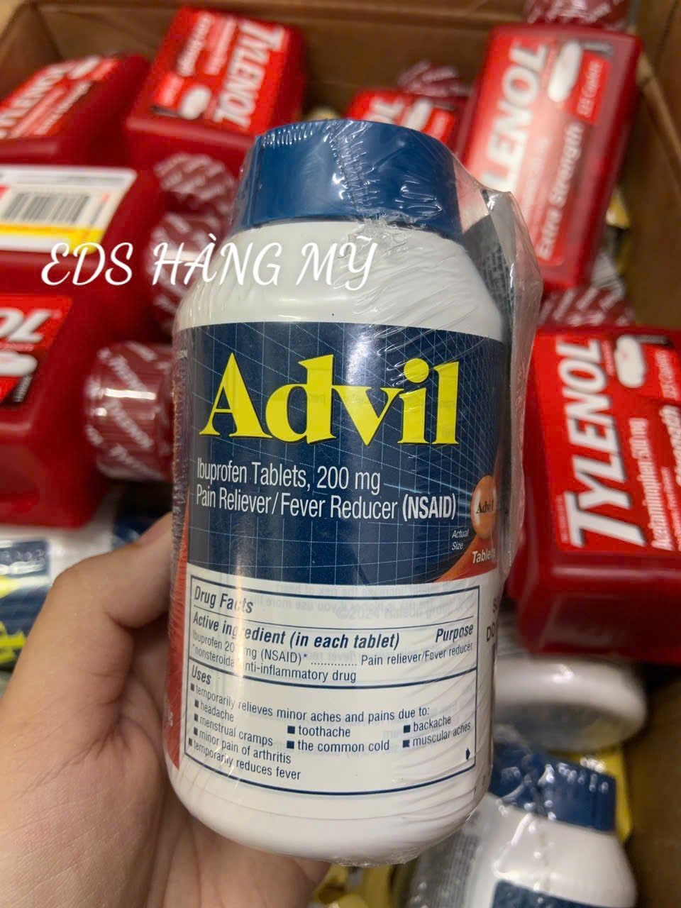 Viên uống giảm đau hạ sốt không steroid Advil