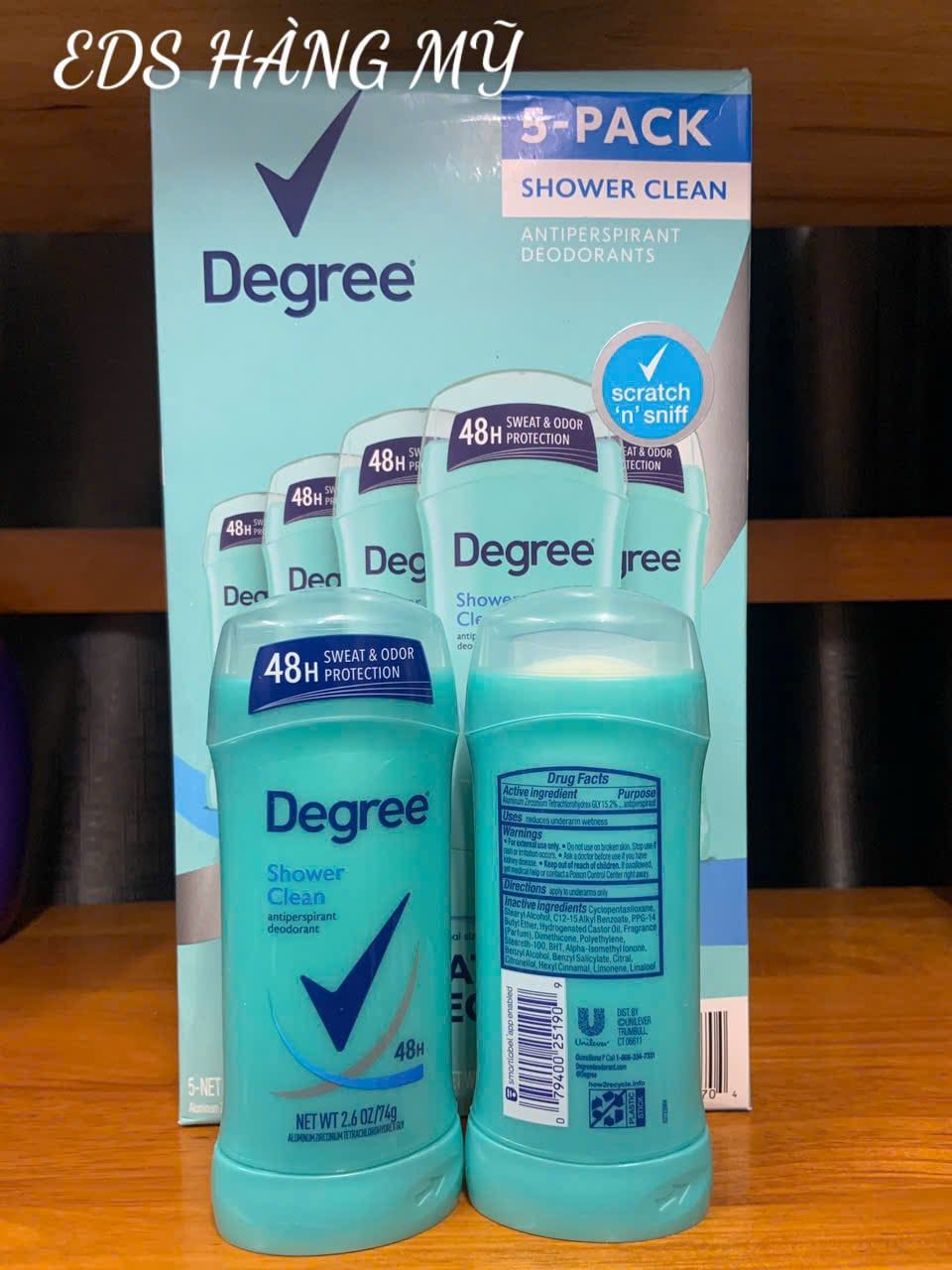 Sáp lăn khử mùi dành cho nam Degree Men