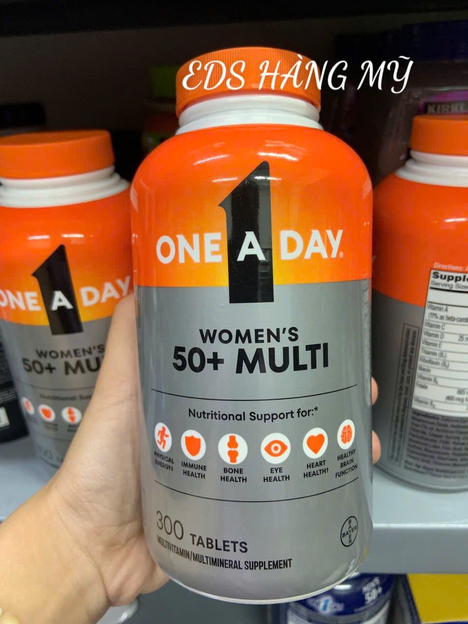 Viên uống vitamin tổng hợp One A Day Women's Multivitamin 50+ (cho nữ trên 50 tuổi)