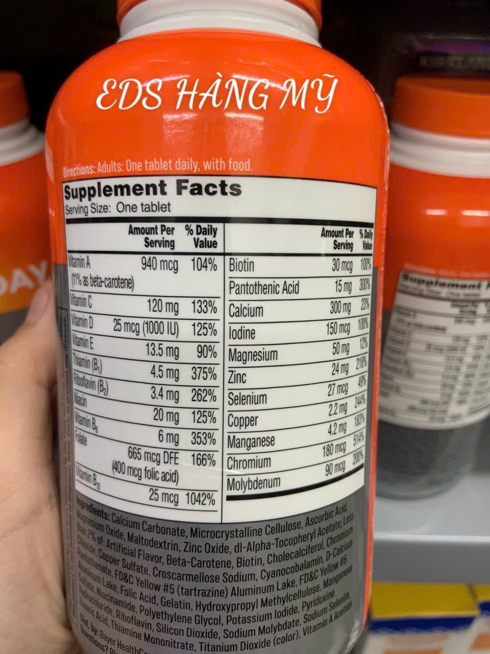 Viên uống vitamin tổng hợp One A Day Women's Multivitamin 50+ (cho nữ trên 50 tuổi)