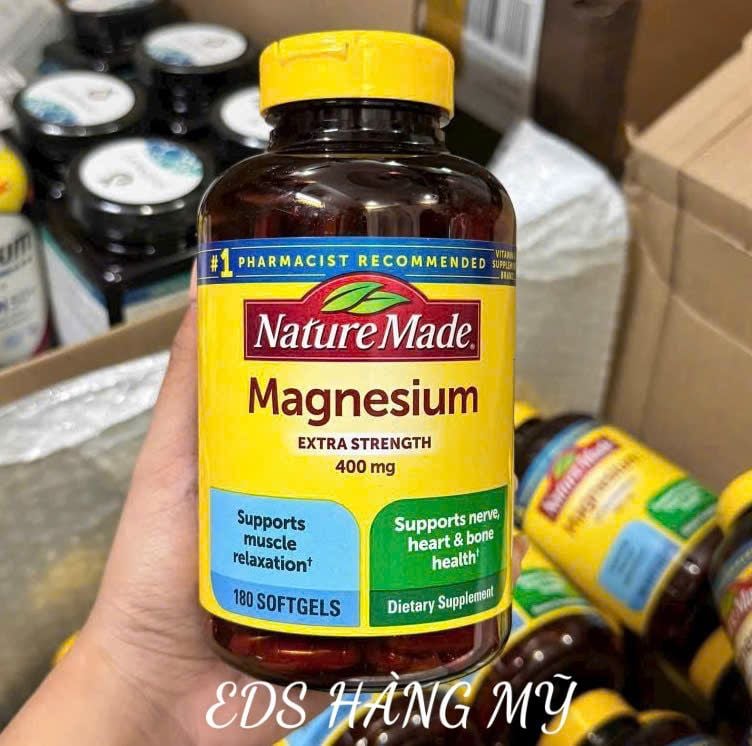 Viên uống bổ sung Magiê Nature Made Magnesium