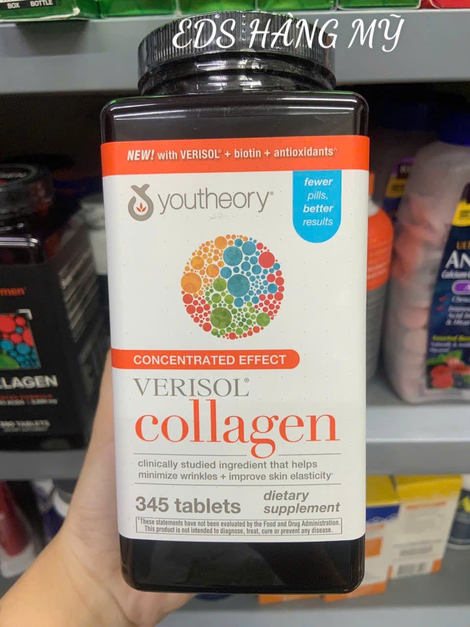 Viên uống đẹp da chống lão hoá Collagen Youtheory