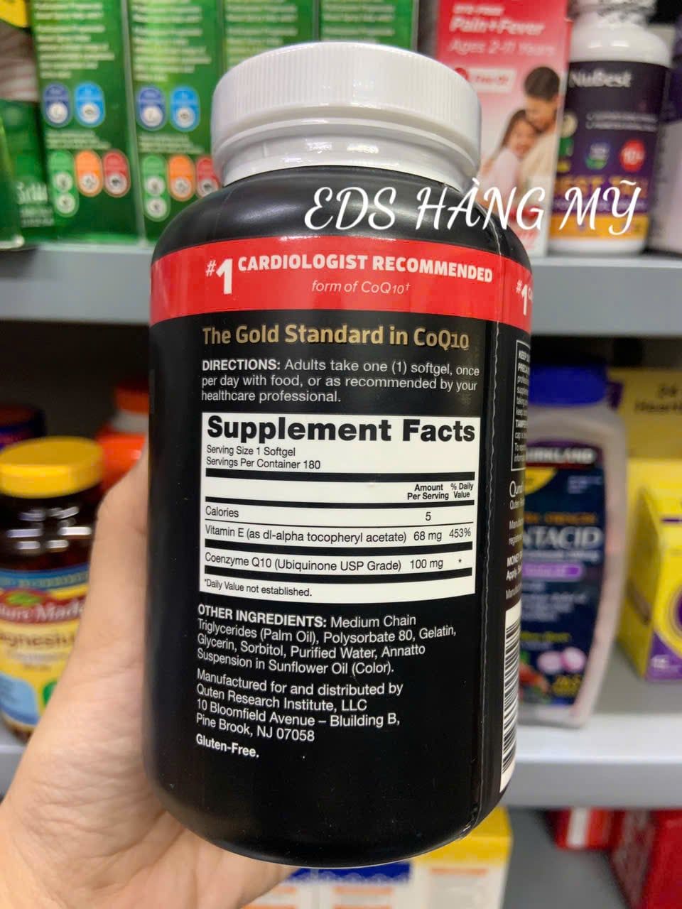Viên uống hỗ tim mạch Qunol CoQ10