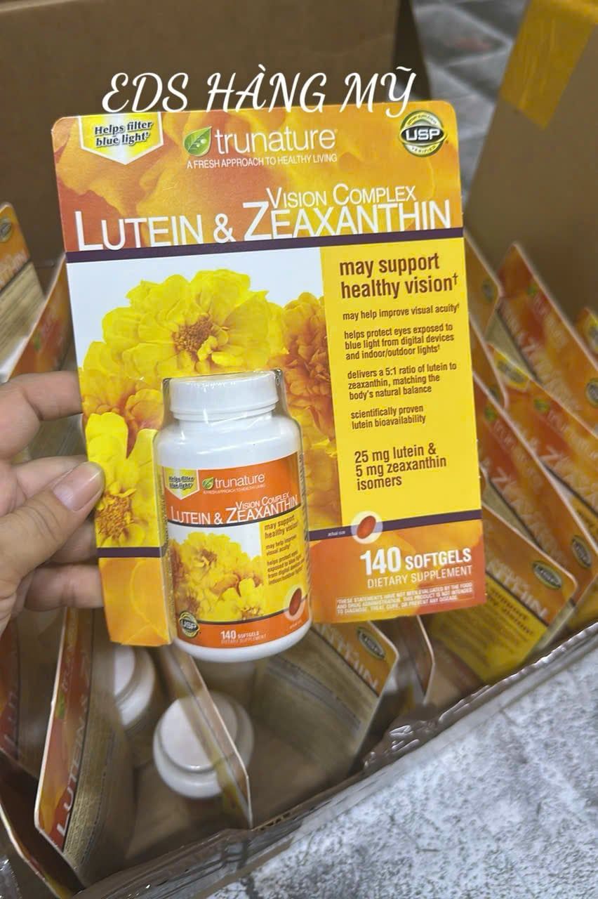 Viên uống bổ mắt Trunature Lutein & Zeaxanthin