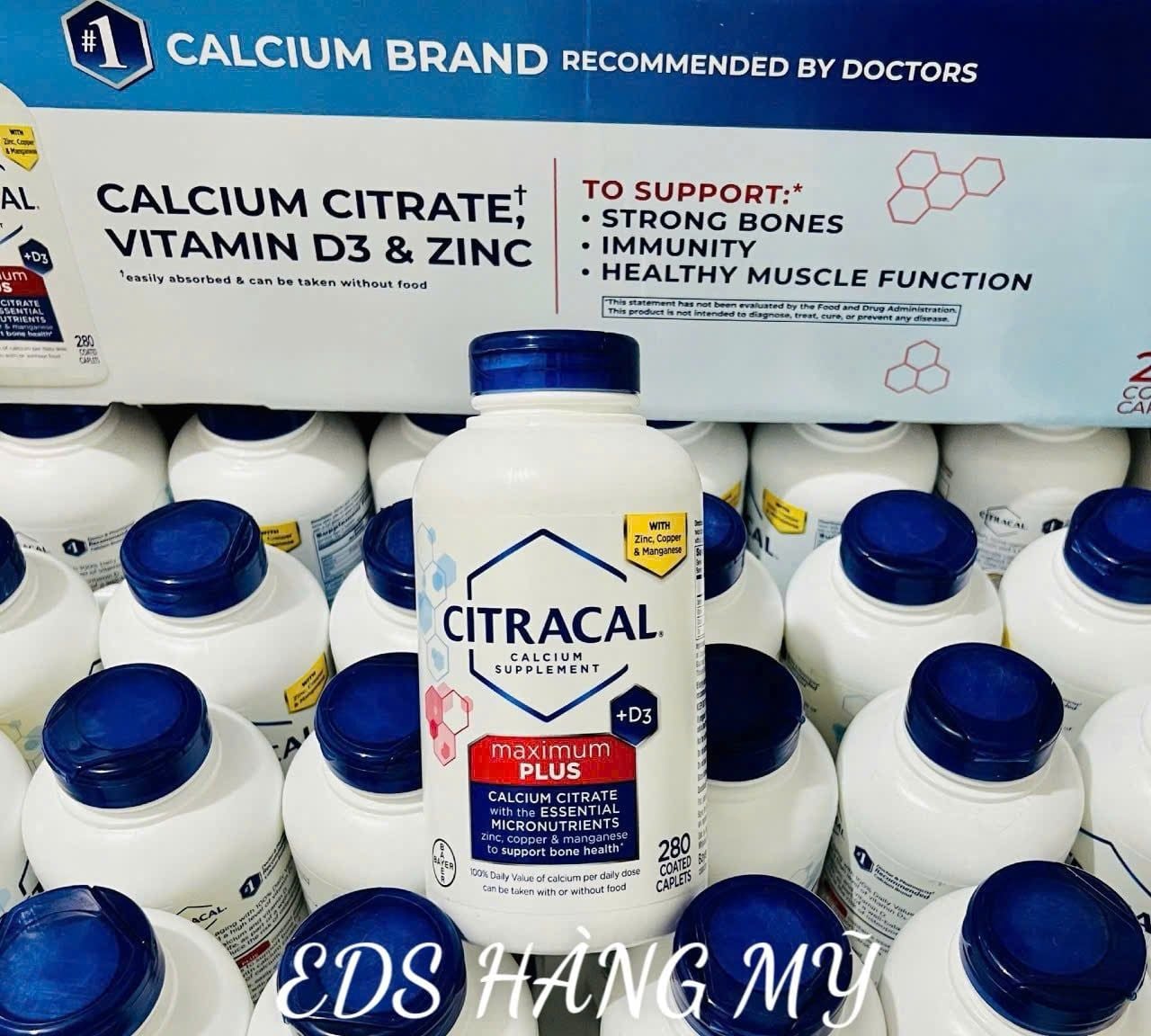 Viên uống bổ sung Canxi Citracal Maximum Calcium Citrate +D3