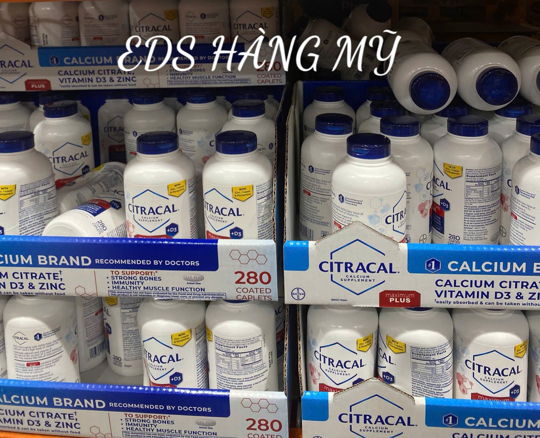 Viên uống bổ sung Canxi Citracal Maximum Calcium Citrate +D3