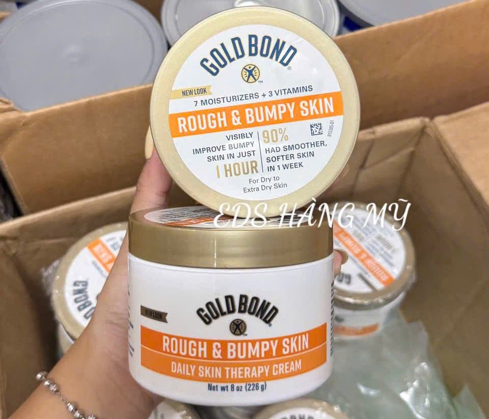 Kem dưỡng ẩm giàm khô ráp, da sần sùi Gold Bond Rough And Bumpy Skin Ingredients