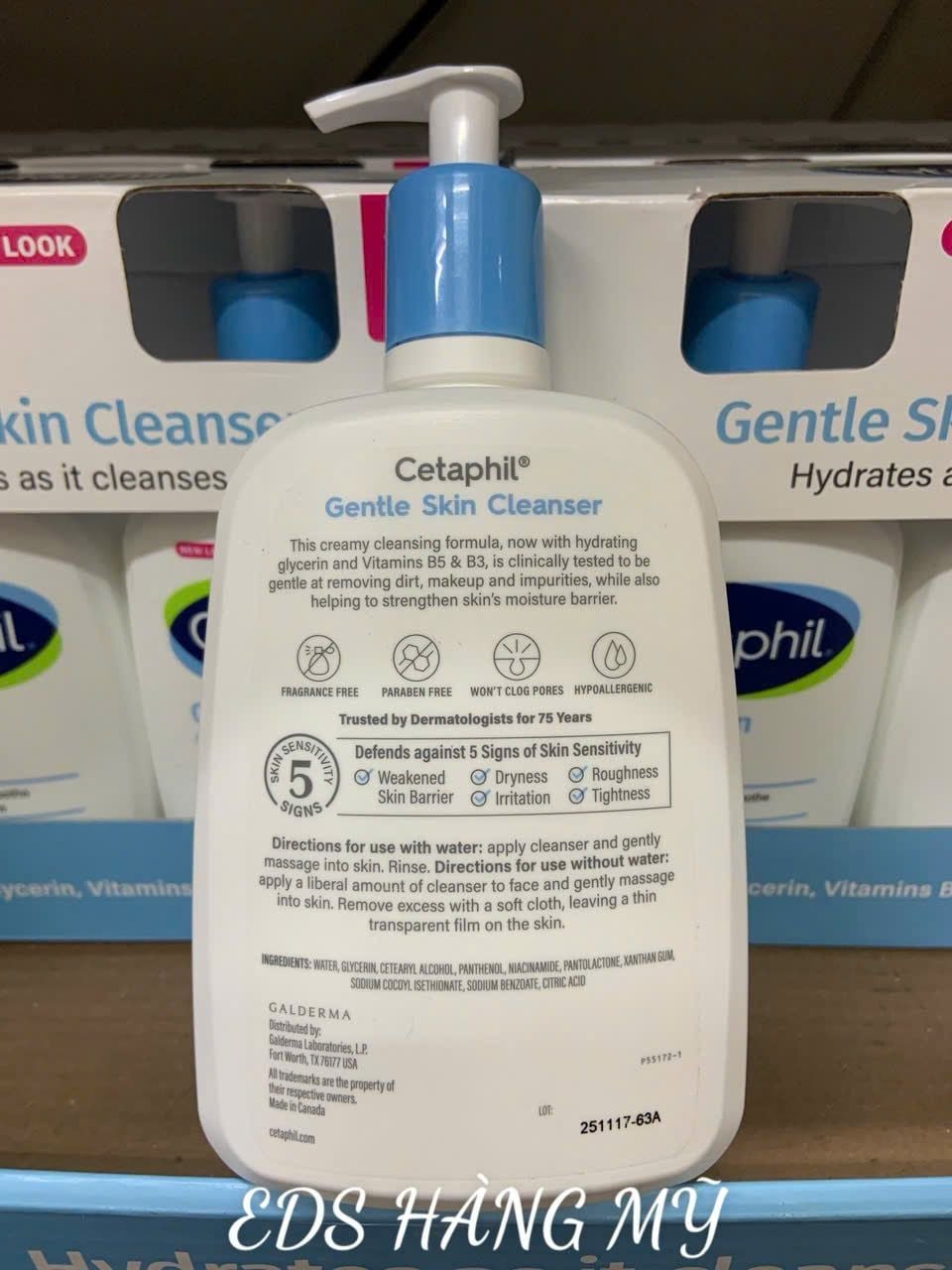 Sữa rửa mặt Cetaphil Gentle Skin Cleanser