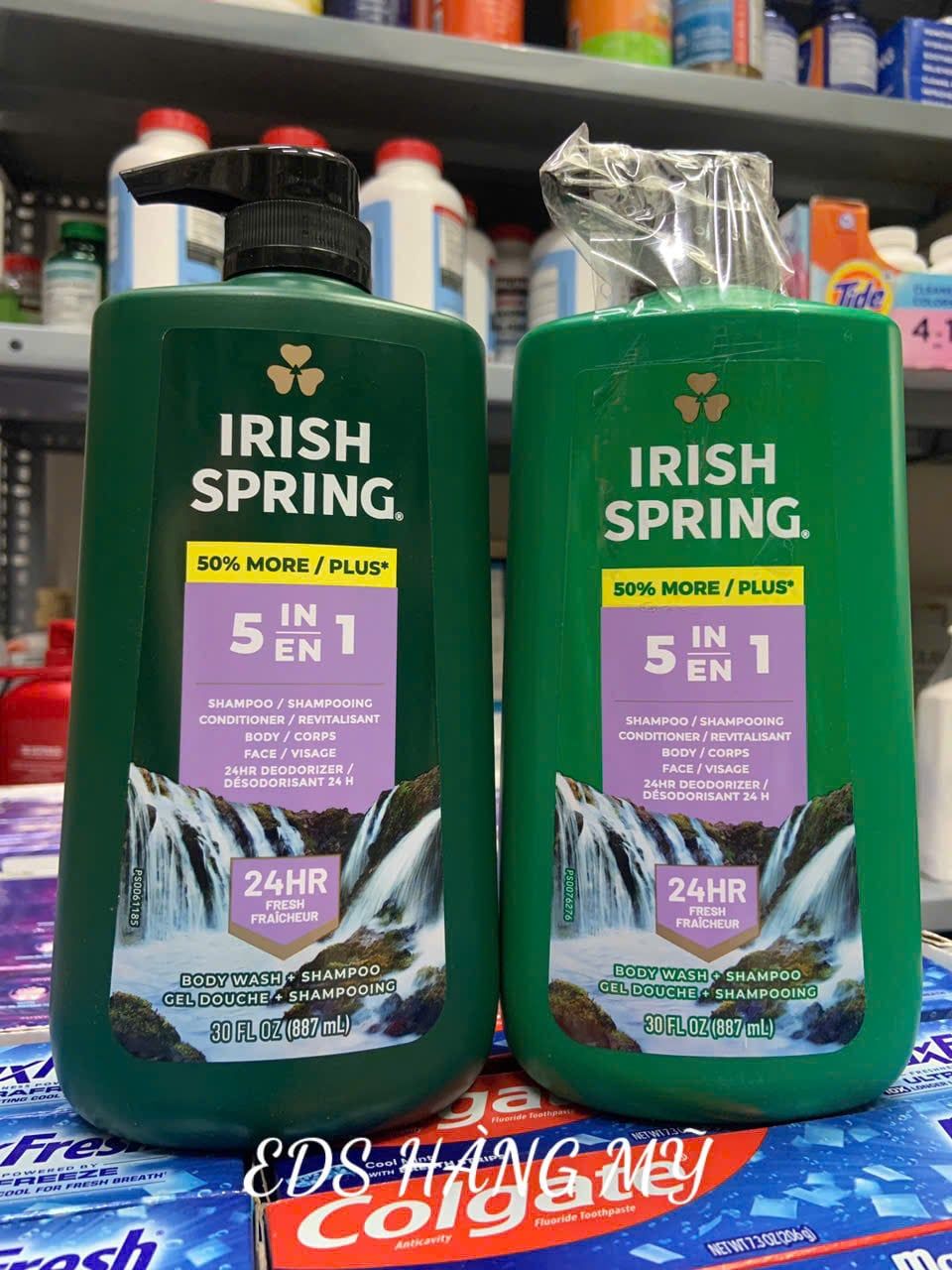 Sữa tắm gội toàn thân dành cho nam Irish Spring