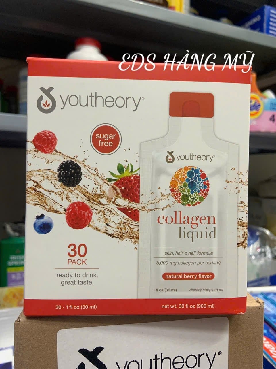 Nước uống bổ sung collagen Youtheory Collagen Liquid