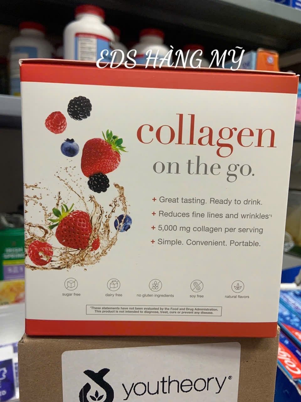 Nước uống bổ sung collagen Youtheory Collagen Liquid