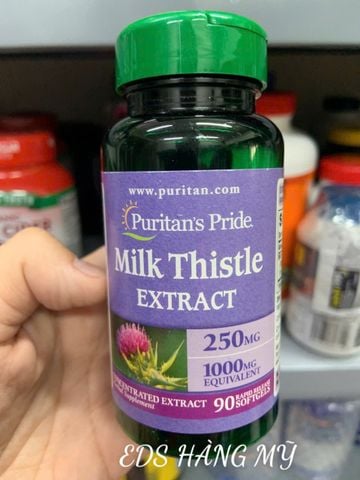  Viên uống giải độc, bổ gan Puritan’s Pride Milk Thistle Extract 1000mg 