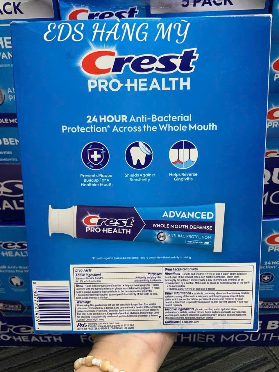 Kem đánh răng Crest Pro-Health Advanced Whitening