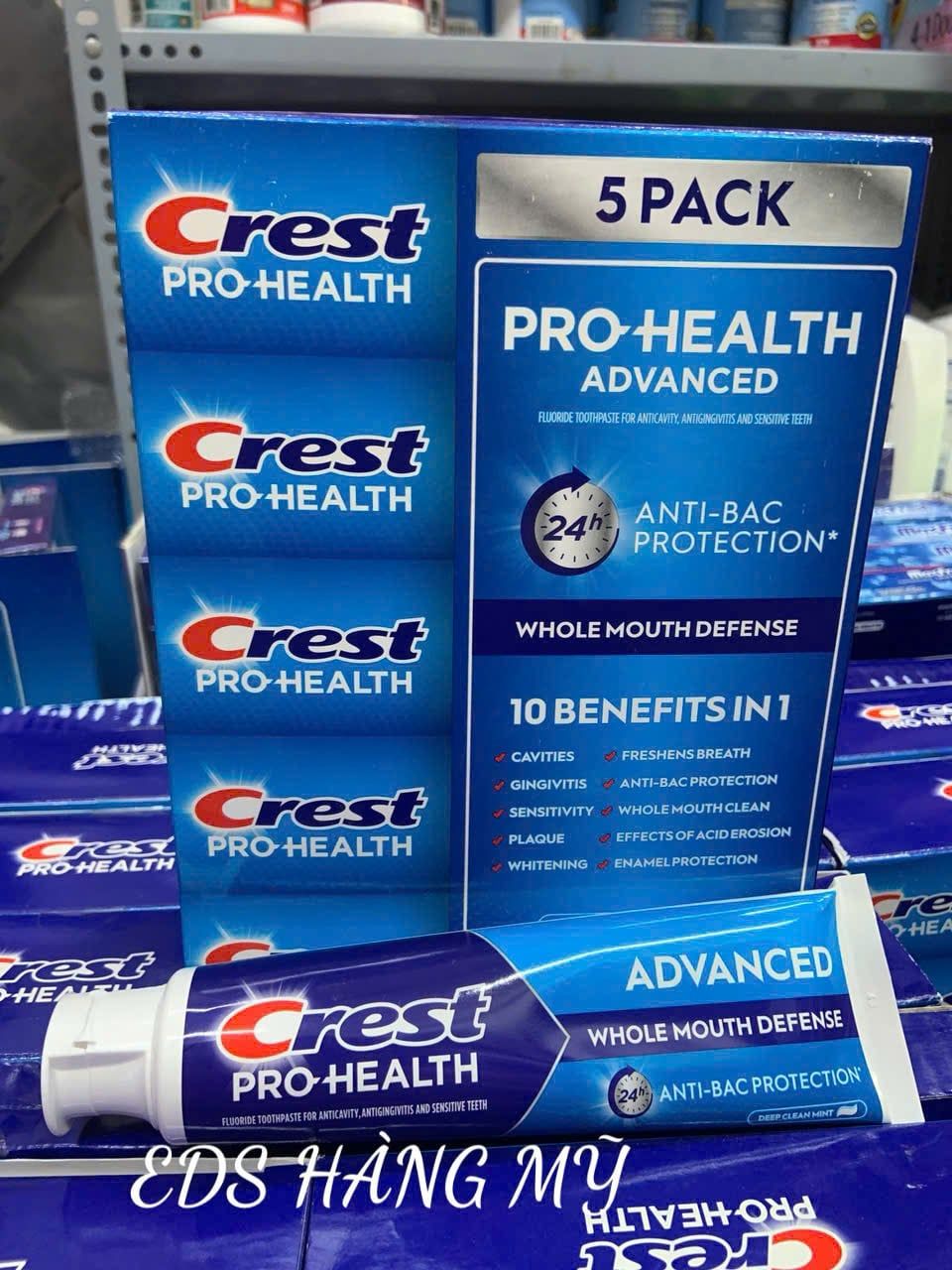 Kem đánh răng Crest Pro-Health Advanced Whitening