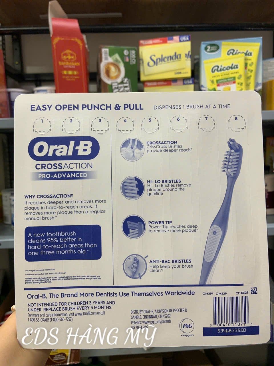Set 8 cây bàn chải đánh răng Oral-B