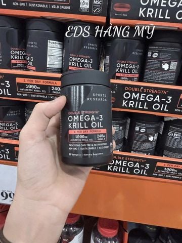  Sports Research Double Strength Omega-3 Krill Oil 
