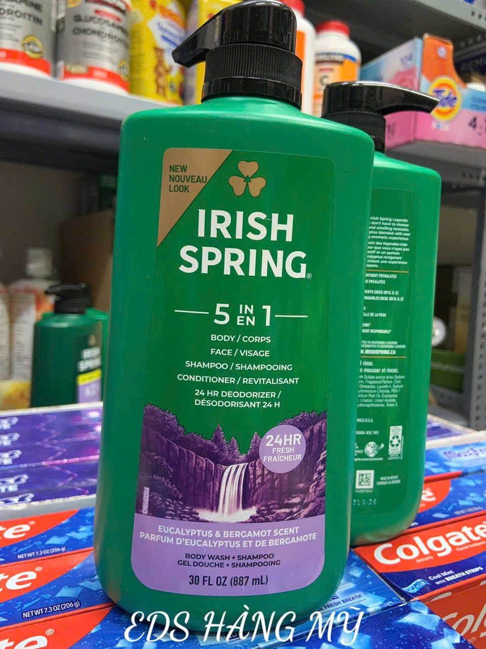 Sữa tắm gội toàn thân dành cho nam Irish Spring