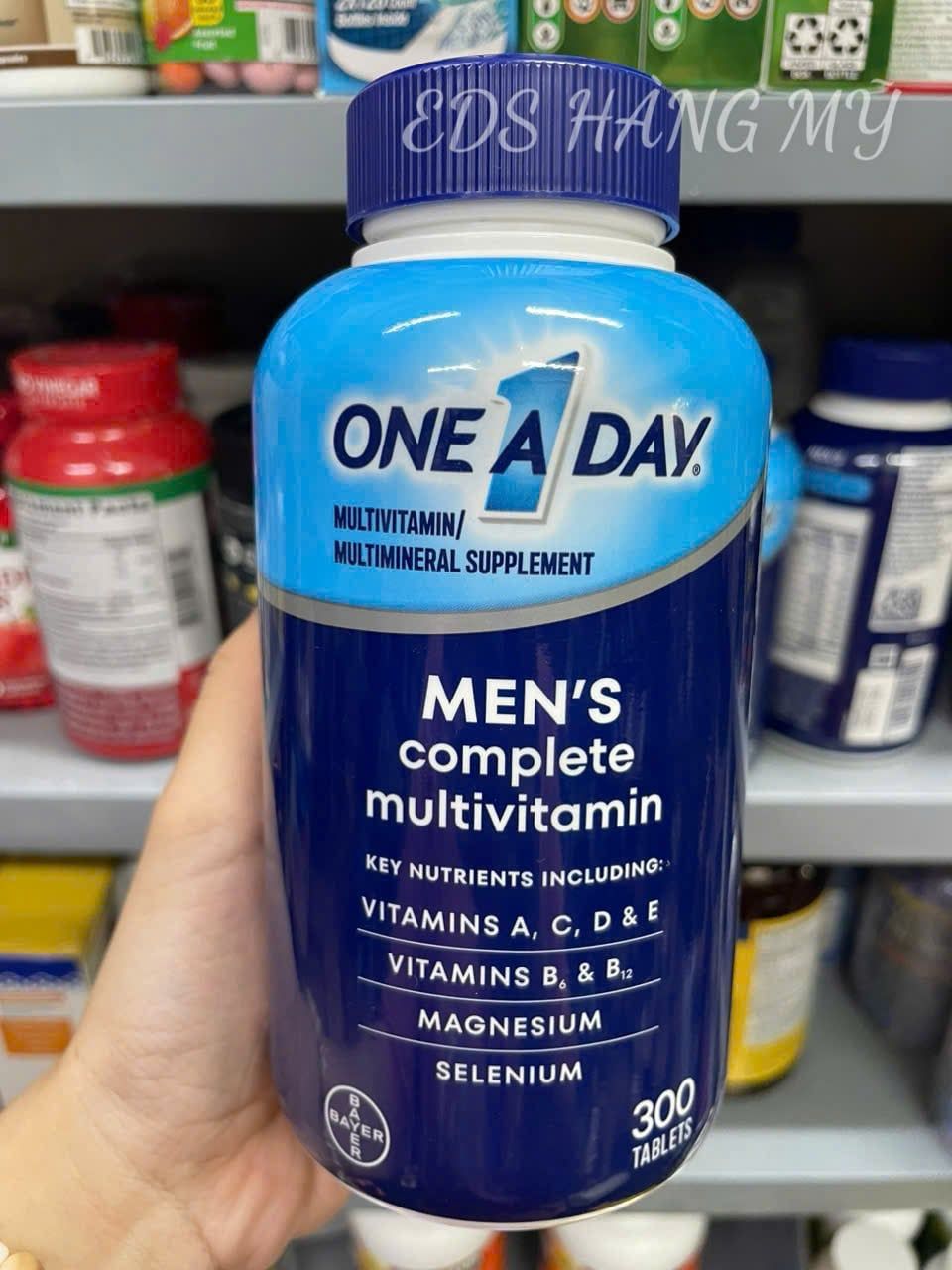 Viên uống vitamin tổng hợp One A Day Men’s Multivitamin (cho nam dưới 50 tuổi)