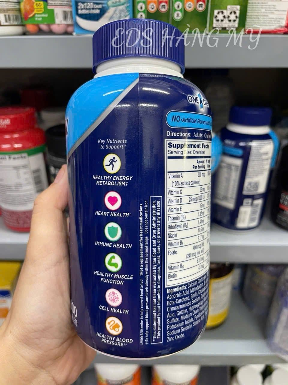 Viên uống vitamin tổng hợp One A Day Men’s Multivitamin (cho nam dưới 50 tuổi)